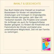Vorschaubild 3 von Frech Bastelbuch Kinder Tonkarton Basteln Vorlagen Ganzes Jahr DIY Hobbybuch
