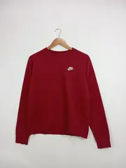 Vorschaubild 2 von Herren Sweatshirt Gr. M Rot Sportlich Baumwolle Pullover