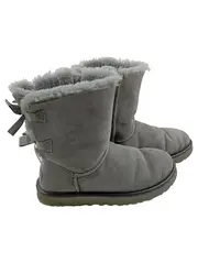 Vorschaubild 1 von Damen Stiefel Bailey Bow Grau Leder Gr. 40 Winterstiefel