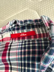 Vorschaubild 2 von Damen Bluse Karohemd Gr. 34 XS Flanell Mehrfarbig Langarm