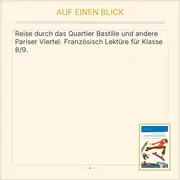 Vorschaubild 2 von Klett Les copains du quartier Bastille Französisch Lektüre Klasse 8 9 Schulbuch