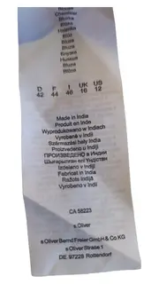 Vorschaubild 3 von Damen Bluse Gr. 42/XL Blumenmuster Baumwolle Mehrfarbig