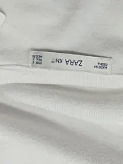Vorschaubild 3 von Damen Strickjacke Gr. 36/S Weiß Klassisch Elegant Cardigan