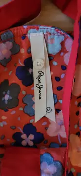 Vorschaubild 2 von Pepe Jeans Damen Sommerkleid Blumenmuster Mehrfarbig Gr. 38/M
