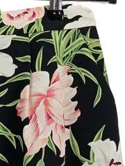 Vorschaubild 2 von Damen Faltenrock Blumenmuster Mehrfarbig Gr. 34