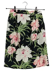 Vorschaubild 1 von Damen Faltenrock Blumenmuster Mehrfarbig Gr. 34