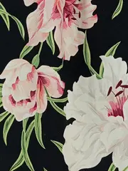 Vorschaubild 3 von Damen Faltenrock Blumenmuster Mehrfarbig Gr. 34