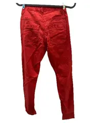 Vorschaubild 2 von Skinny Jogginghose Damen Rot Gr. 34/XS Stretch Baumwolle