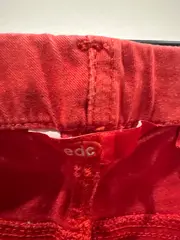 Vorschaubild 3 von Skinny Jogginghose Damen Rot Gr. 34/XS Stretch Baumwolle