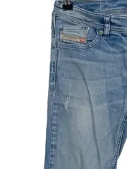 Vorschaubild 3 von Damen Jeans Hose Lowky Slim Fit W28 L34 Blau Casual