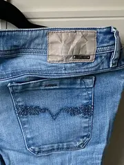 Vorschaubild 5 von Damen Jeans Hose Lowky Slim Fit W28 L34 Blau Casual