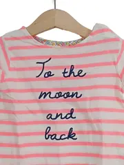 Vorschaubild 2 von Baby Mädchen T-Shirt Gr. 74 gestreift 'To the moon and back'