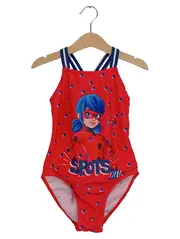Vorschaubild 1 von Mädchen Badeanzug Rot Gr. 122/128 Ladybug Schwimmanzug
