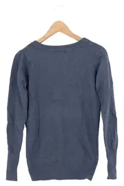 Vorschaubild 2 von Damen Strickjacke Cardigan Gr. 36/S Blau Baumwolle Casual