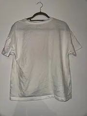 Vorschaubild 3 von Damen T-Shirt Gr. 40 L Weiß mit Blumenmuster Print Kurzarm