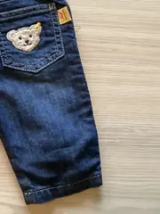 Vorschaubild 3 von Jeans Shorts Baby Mädchen Gr. 56 Blau Casual Baumwolle