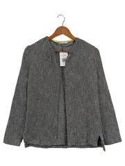 Vorschaubild 1 von SUSYMIX Damen Blazer Grau 36/S Klassisch Elegant Fischgrätenmuster Jacke