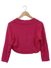 Vorschaubild 2 von Damen Strickjacke Pink Gr. 40 L Bolero Cardigan Casual Elegant