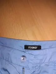 Vorschaubild 4 von Damen Cargohose Capri Gr. 38 Blau Casual Baumwolle Sommerhose