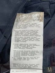 Vorschaubild 5 von Damen Steppmantel Gr. 38/M Grau Winterjacke Kapuze Fellbesatz