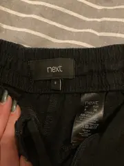 Vorschaubild 6 von Damen Shorts Leinen Viskose Kordelzug Schwarz Gr. 36 S
