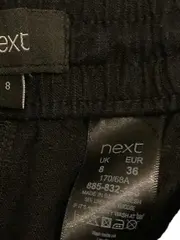 Vorschaubild 4 von Damen Shorts Leinen Viskose Kordelzug Schwarz Gr. 36 S