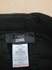 Vorschaubild 3 von School Stoffhose Kinder Mädchen Gr. 110 Schwarz Stretch