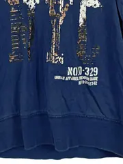 Vorschaubild 4 von Kinder Kapuzenpullover Street Style NYC Blau Gr. 130x1440