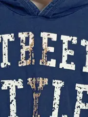 Vorschaubild 5 von Kinder Kapuzenpullover Street Style NYC Blau Gr. 130x1440