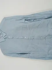 Vorschaubild 2 von MAN Herren Business Hemd Slim Fit Gr. M Blau Leinen Geometrisch