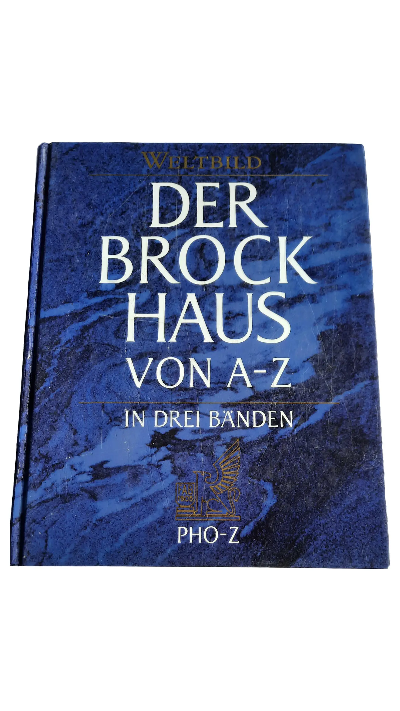 Brockhaus Lexikon Wörterbuch A-Z 3 Bände Weltbild Hardcover Allgemeinwissen