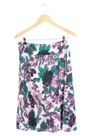 Vorschaubild 1 von Faltenrock Damen 42/XL Mehrfarbig Blumenmuster Elegant Casual