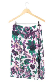 Vorschaubild 2 von Faltenrock Damen 42/XL Mehrfarbig Blumenmuster Elegant Casual