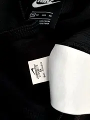 Vorschaubild 2 von Damen Crop Top Trägertop Rippstrick Schwarz Logo Gr. XS