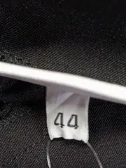 Vorschaubild 4 von A-Linienrock Damen Gr. 44/XXL Schwarz Elegant Business Midi Falten