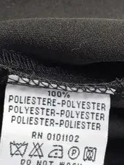 Vorschaubild 5 von A-Linienrock Damen Gr. 44/XXL Schwarz Elegant Business Midi Falten