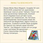 Vorschaubild 3 von Micky Maus Magazin Nr. 50 Disney Comic Dagobert Duck Narnia Gewinnspiel