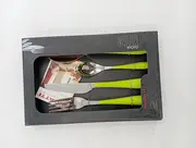 Vorschaubild 1 von GIOIA Besteck Set 4 Teile Grün Edelstahl Modern Essbesteck