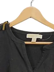 Vorschaubild 2 von Damen Langarmshirt Schwarz Gr. M Gold Reißverschluss