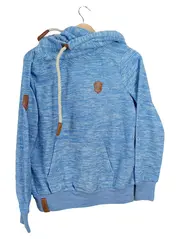 Vorschaubild 1 von Damen Kapuzenpullover Hoodie Gr. 38/M Blau Casual Sportlich