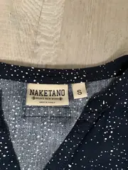 Vorschaubild 5 von Damen Pullover 36/S Dunkelblau Punkte V-Ausschnitt Casual