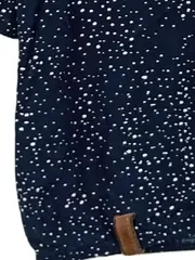 Vorschaubild 4 von Damen Pullover 36/S Dunkelblau Punkte V-Ausschnitt Casual