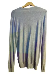 Vorschaubild 2 von Herren Pullover V-Ausschnitt Langarm Grau Gr. 46/S Casual