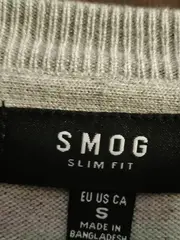 Vorschaubild 6 von Herren Pullover V-Ausschnitt Langarm Grau Gr. 46/S Casual