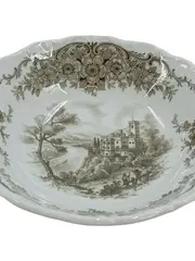 Vorschaubild 2 von Dekoschale Porzellan Klassisch Blumenmuster Landschaft 13cm