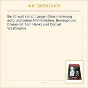 Vorschaubild 3 von Philadelphia DVD Tom Hanks Denzel Washington Drama Soziale Gerechtigkeit Deutsch