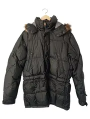 Vorschaubild 1 von Winterjacke Damen 40/M Schwarz Daunenjacke Kapuze Fellbesatz Elegant