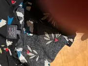 Vorschaubild 3 von Tortue Mädchen Wickelkleid Gr. 140 Vögel Schwarz