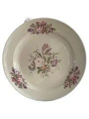 Vorschaubild 1 von Suppenteller Klassisch Weiß Blumenmuster 20,5cm Keramik