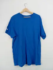 Vorschaubild 2 von Herren T-Shirt Sportlich Blau XL Baumwolle